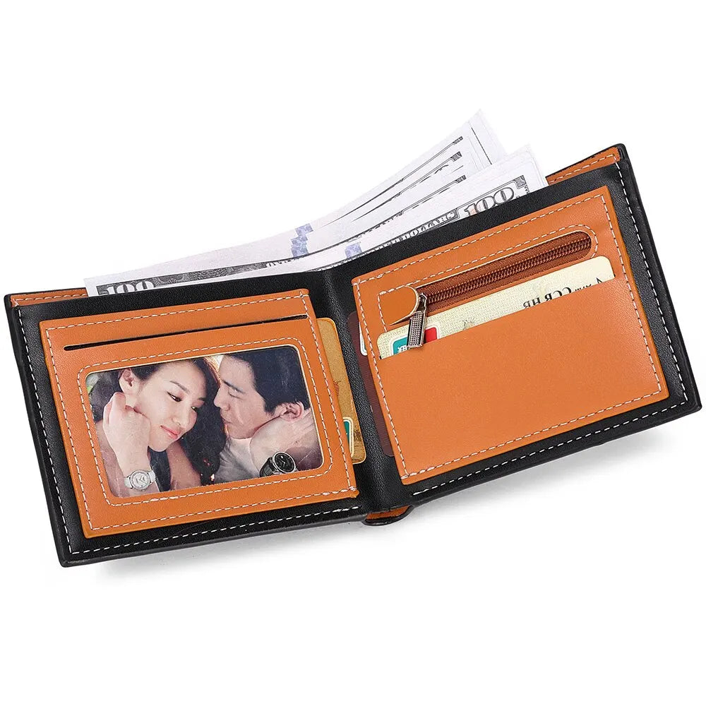 Premium Carbon Fiber RFID-Blocking Slim Wallet – Minimalist Card & Cash Holder for Men