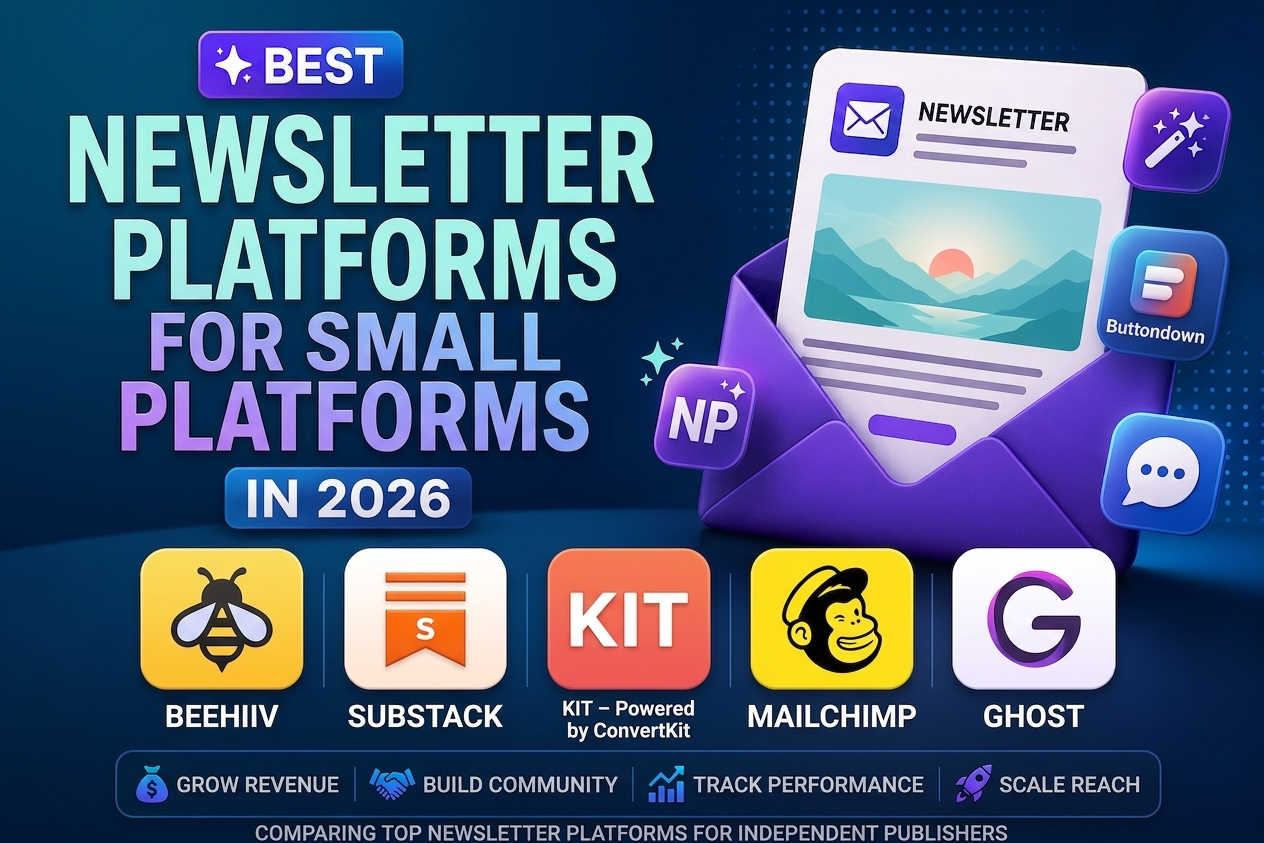 Read more about the article Best Newsletter Platforms for Small Creators in 2026