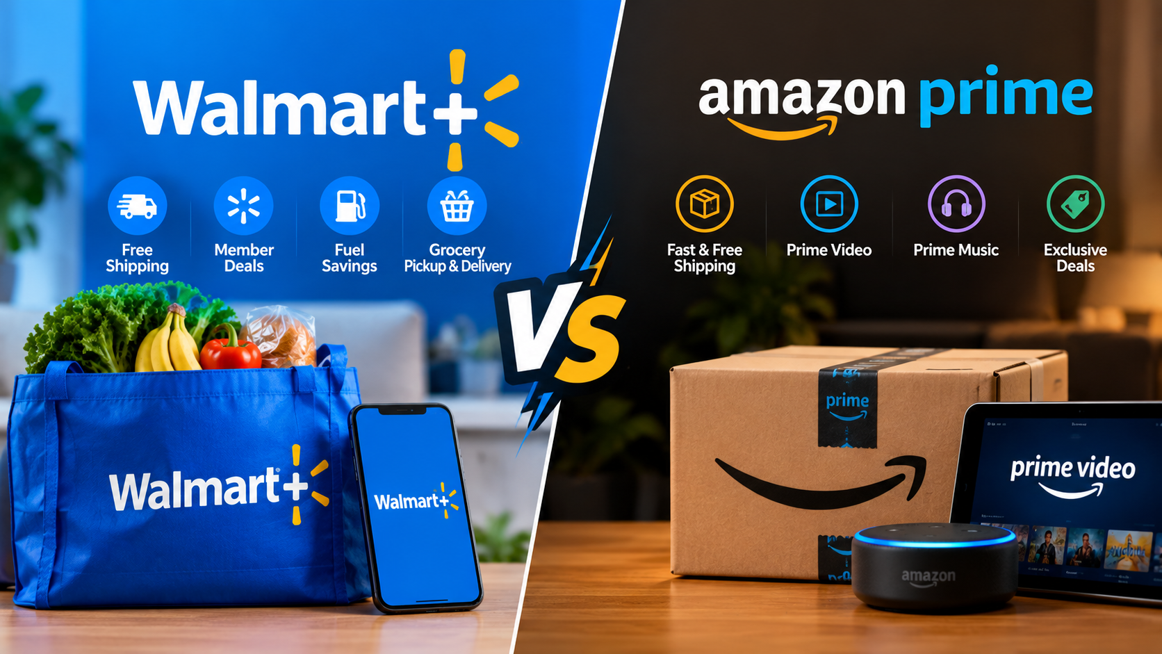 Read more about the article Walmart+ vs Amazon Prime: Which Membership Is Worth It in 2026?