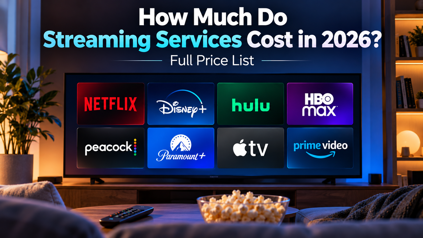You are currently viewing How Much Do Streaming Services Cost in 2026? Full Price List
